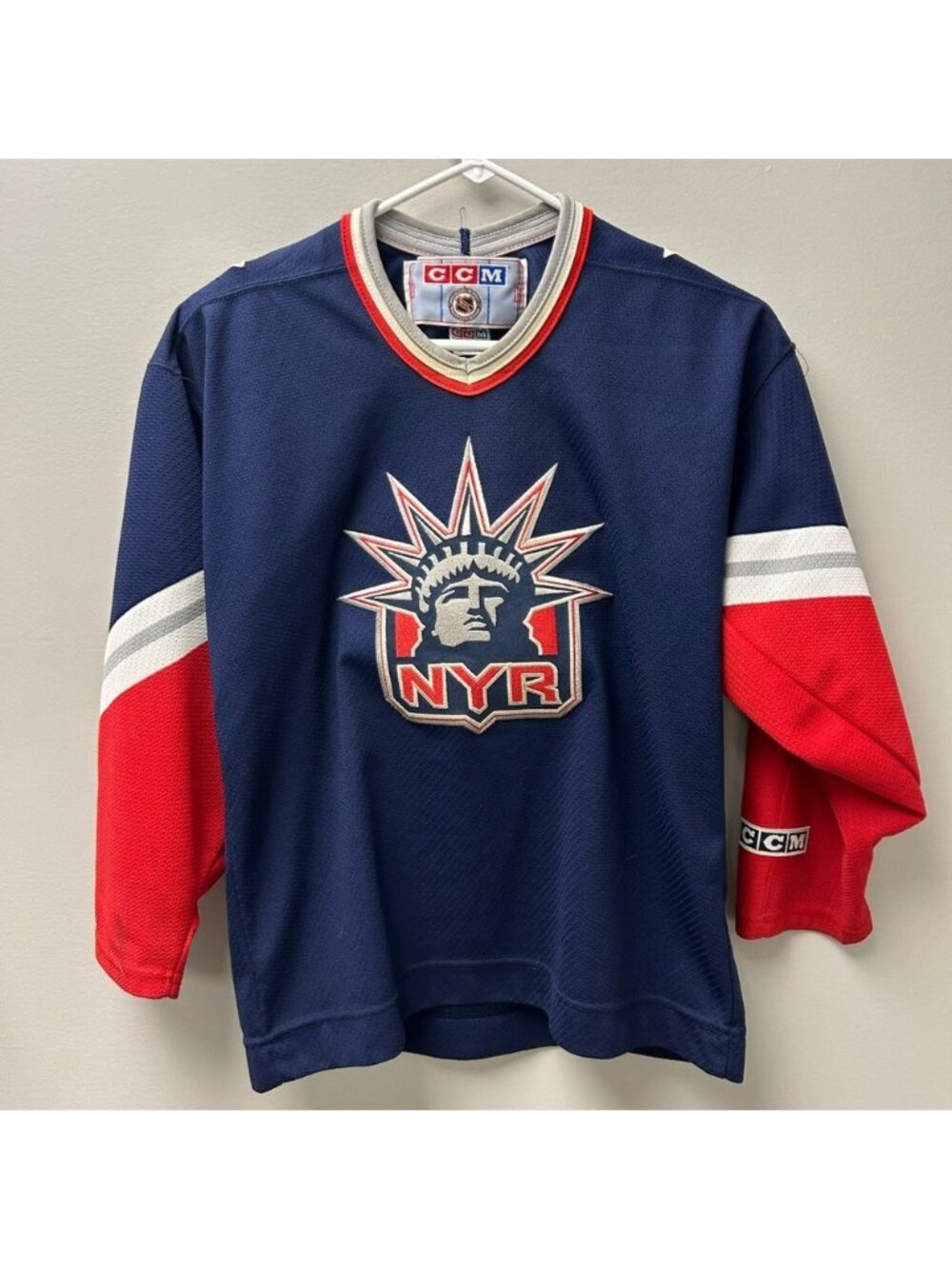 CCM‎ New York Rangers “Lady Liberty” Hockey Jersey